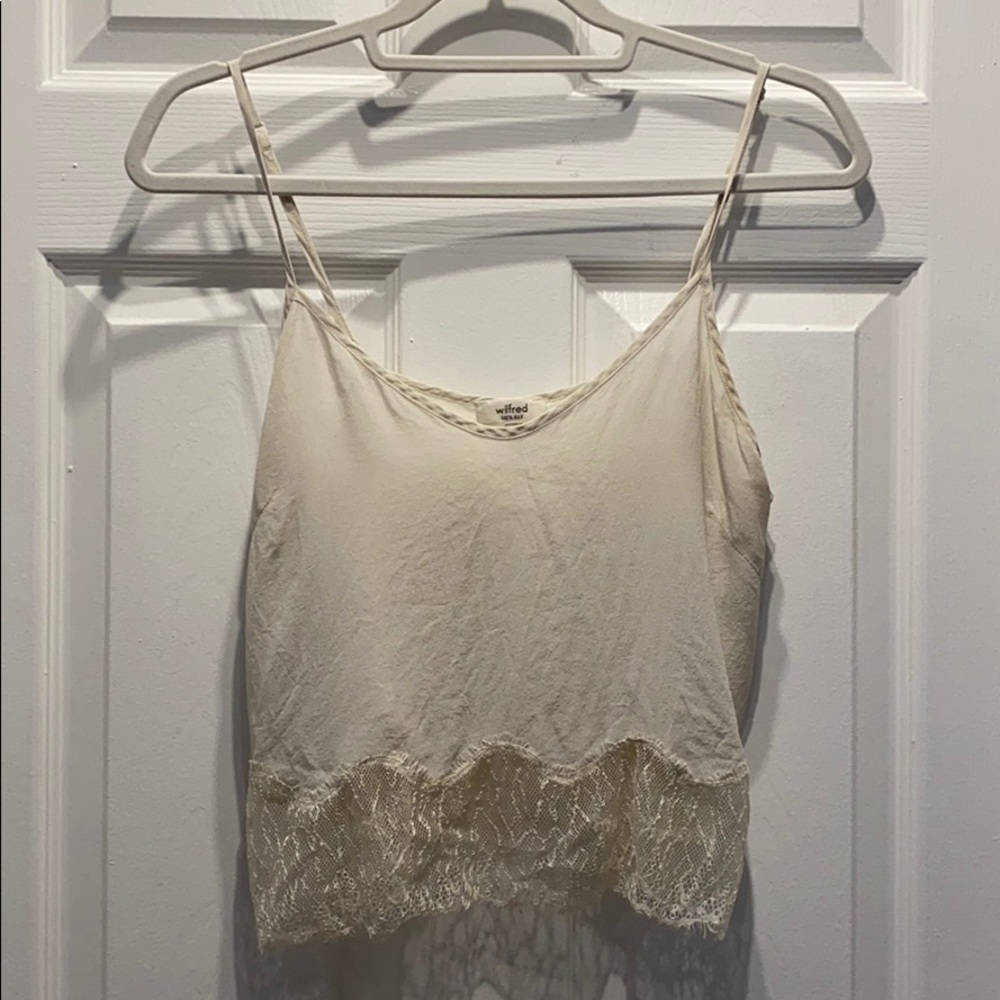 Wilfred silk camisole from Aritzia